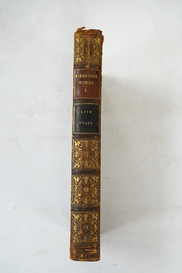 Fielding, Henry - The Works of Henry Fielding, Esq, with an Essay on His Life and Genius by Arthur Murphy, Esq., 10 vols, 8vo, calf, with engraved frontispiece by William Hogarth in vol.1, F.C and J. Irvington, er al, Lo